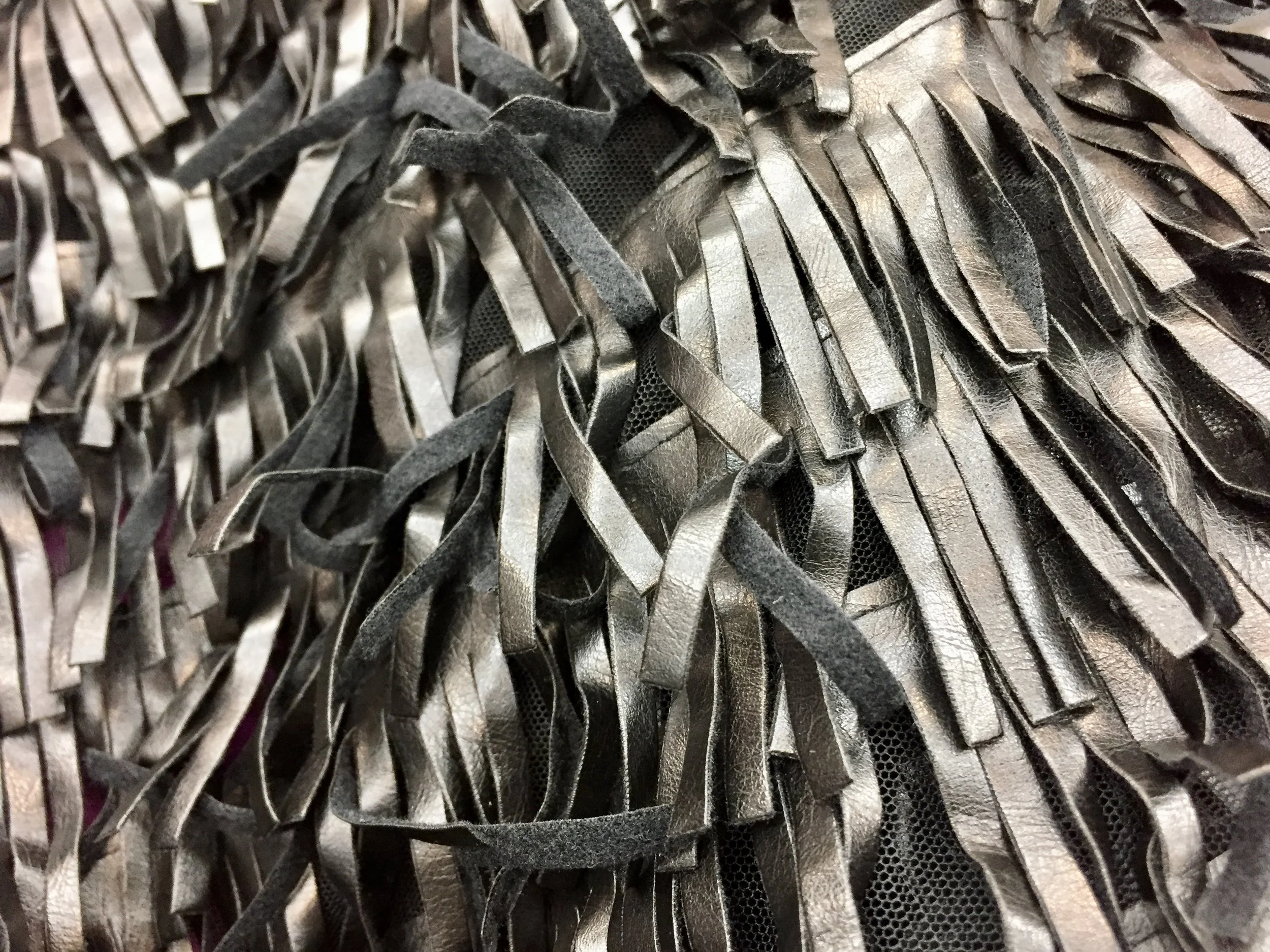 Beautiful Black 1/8" inch Eyelash Ruffle on Vinyl with Stretch, 60" inch width, sold by the yard