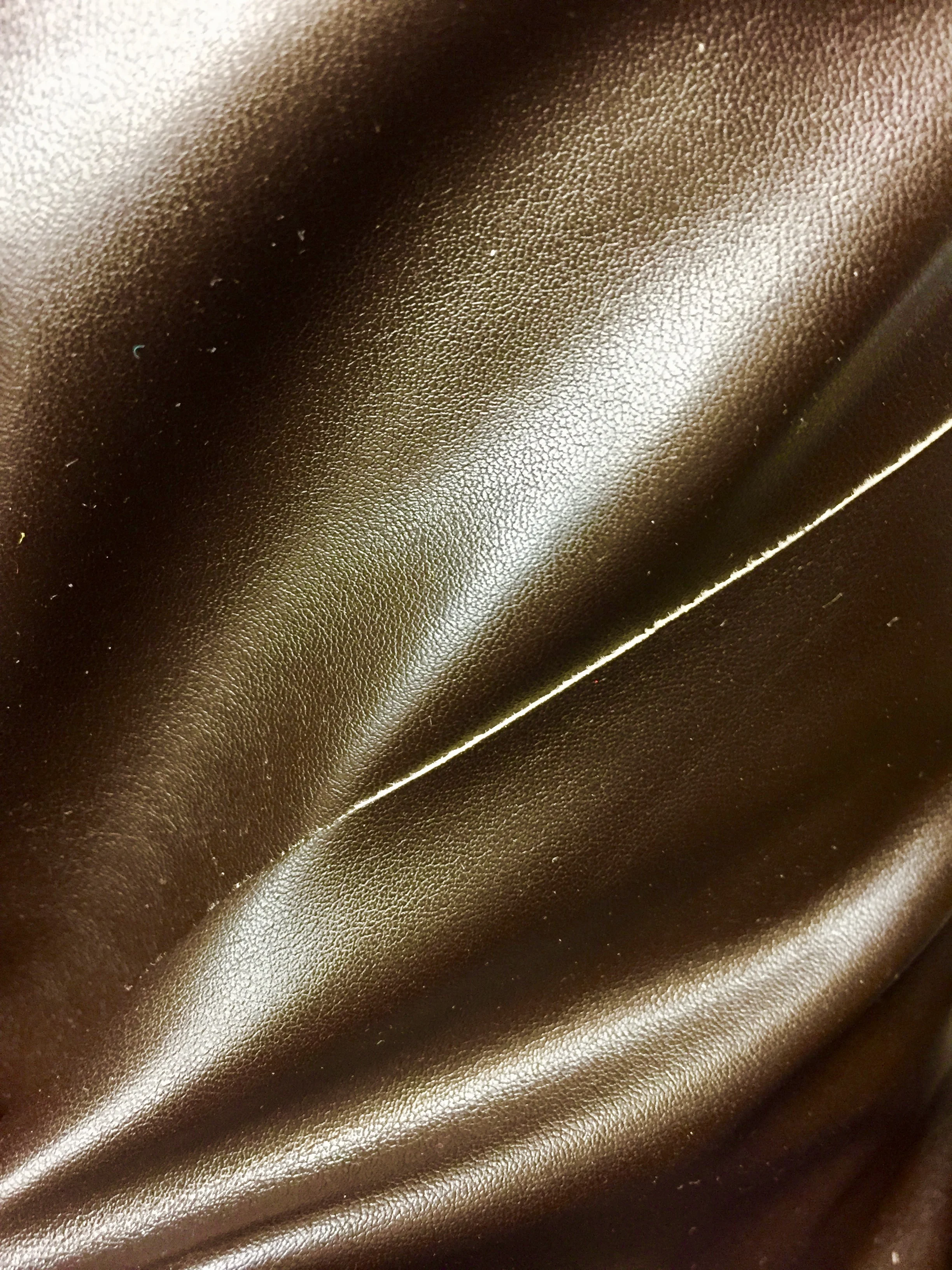 Penny Brown Stretch Vinyl Fabric, 56" inch width, sold by the yard