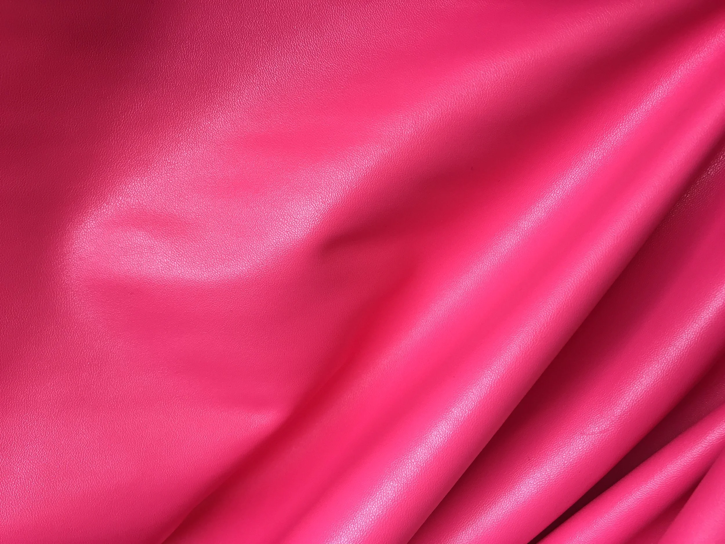 Bubblegum Pink Stretch Vinyl Fabric, 56" inch width, sold by the yard