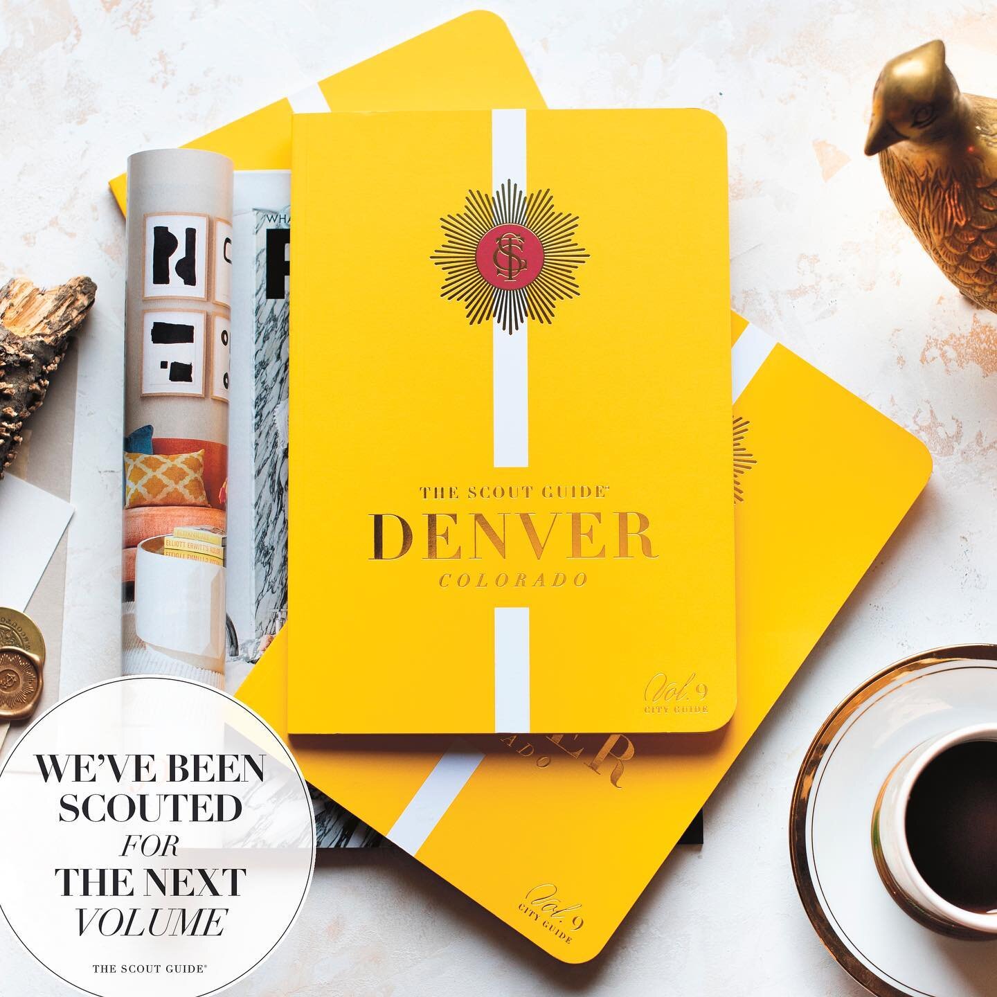 WE&rsquo;VE BEEN SCOUTED! | We are so excited to share that we will be featured in the next edition of The Scout Guide Denver! #tsgdenver #thescoutguide #wevebeenscouted #vol10 #denver