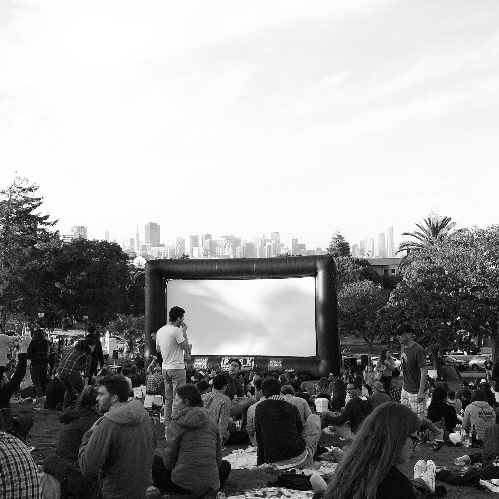 Movie in Delores Park