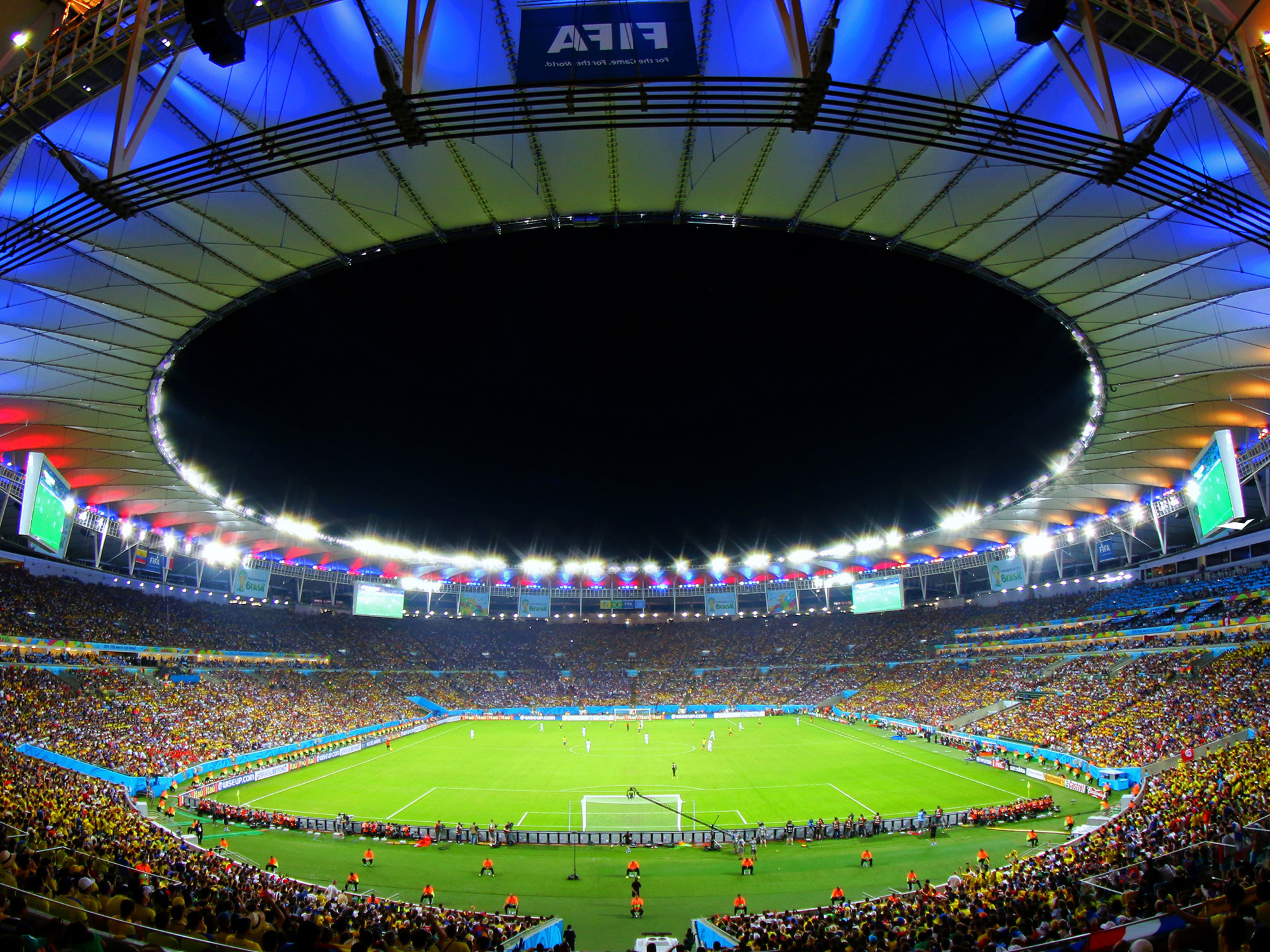 France and Ecuador at the Maracanã -- Rio de Janeiro, Brazil