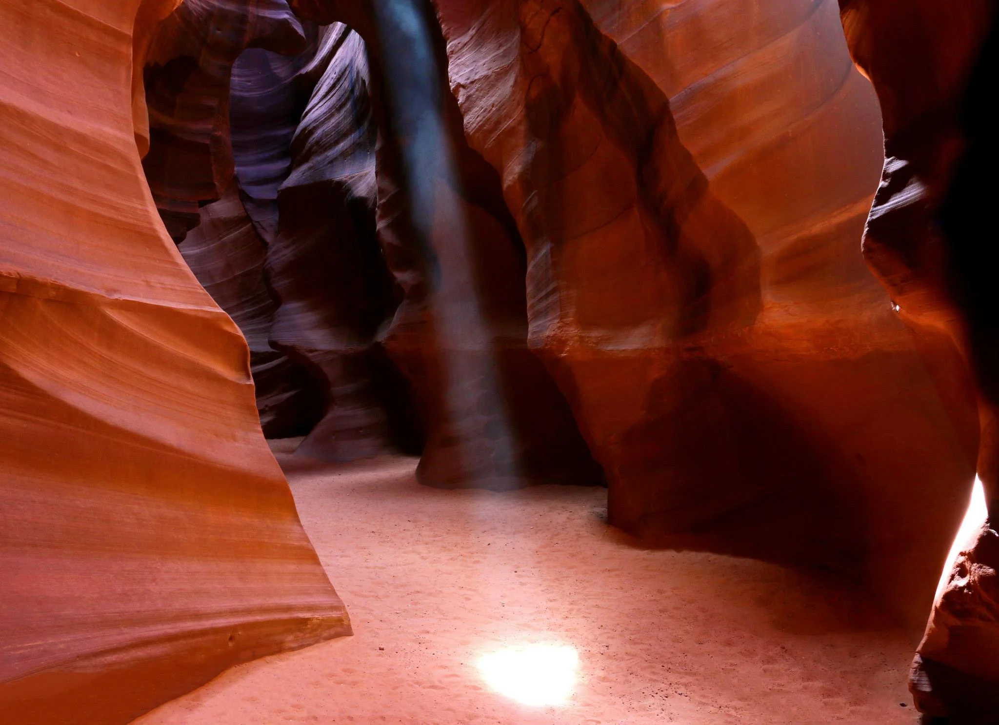 Antelope Canyon sunbeam -- Page, Arizona
