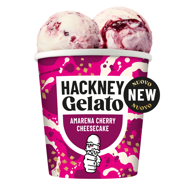 Amarena Cherry Cheesecake Gelato
