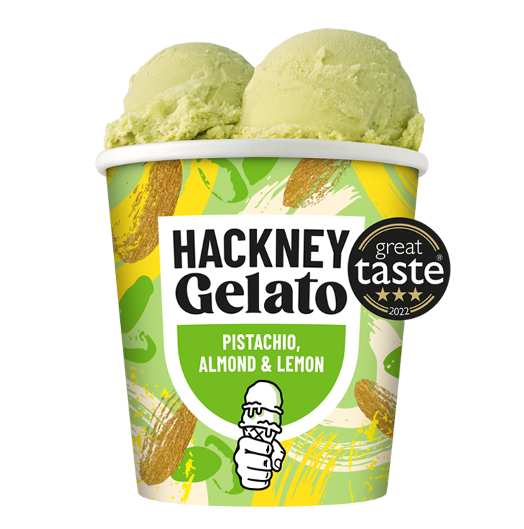 Pistachio, Almond & Lemon Gelato