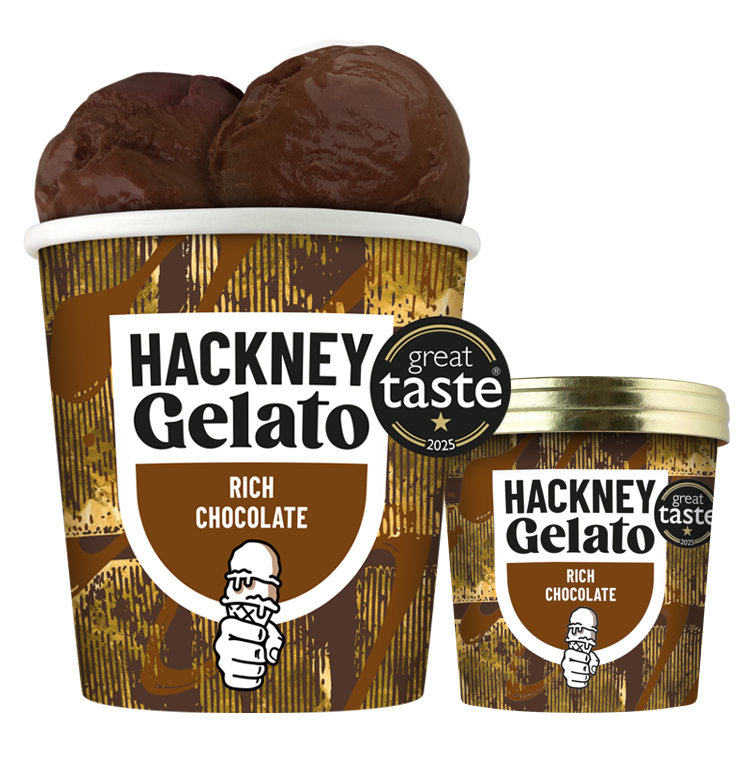 Rich chocolate sorbetto