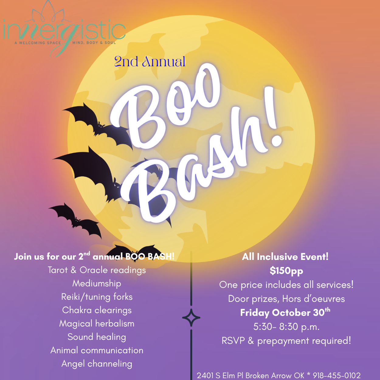 Innergistic 2nd Annual Boo Bash!!!