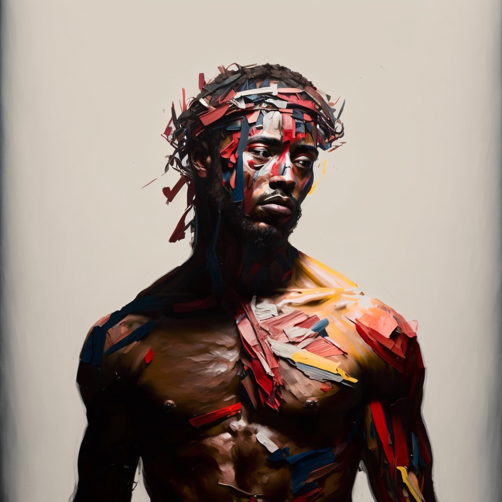 mattm0_Powerful_portrait_painting_of_black_Jesus_wearing_a_crow_620d77e2-3f59-4014-9e0f-af520e4163d5.png