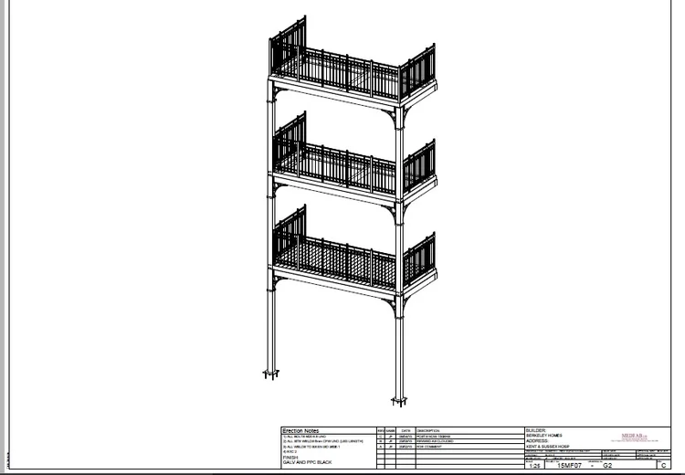 Fabrication drawing 3