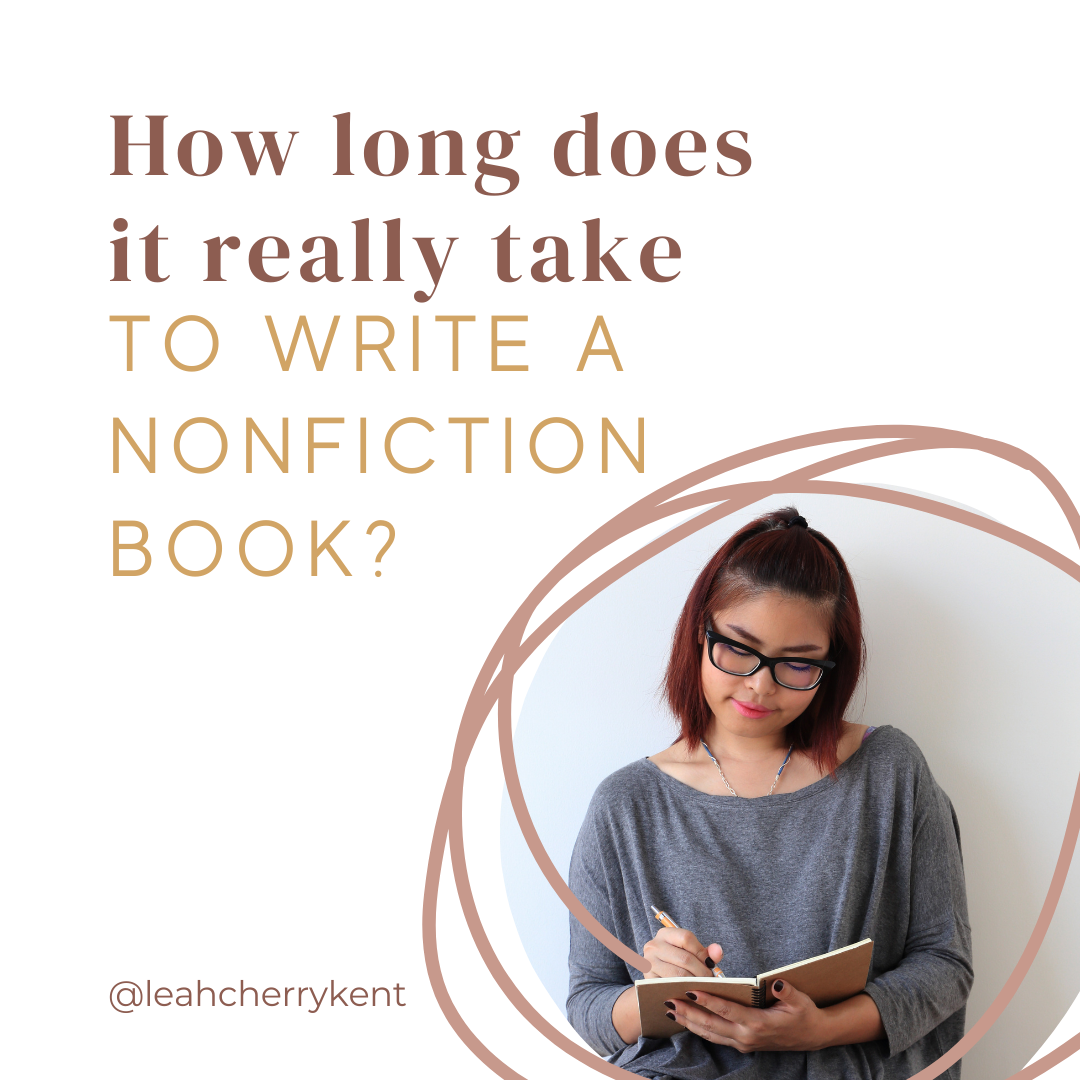 How long does it really take to write a nonfiction book?
