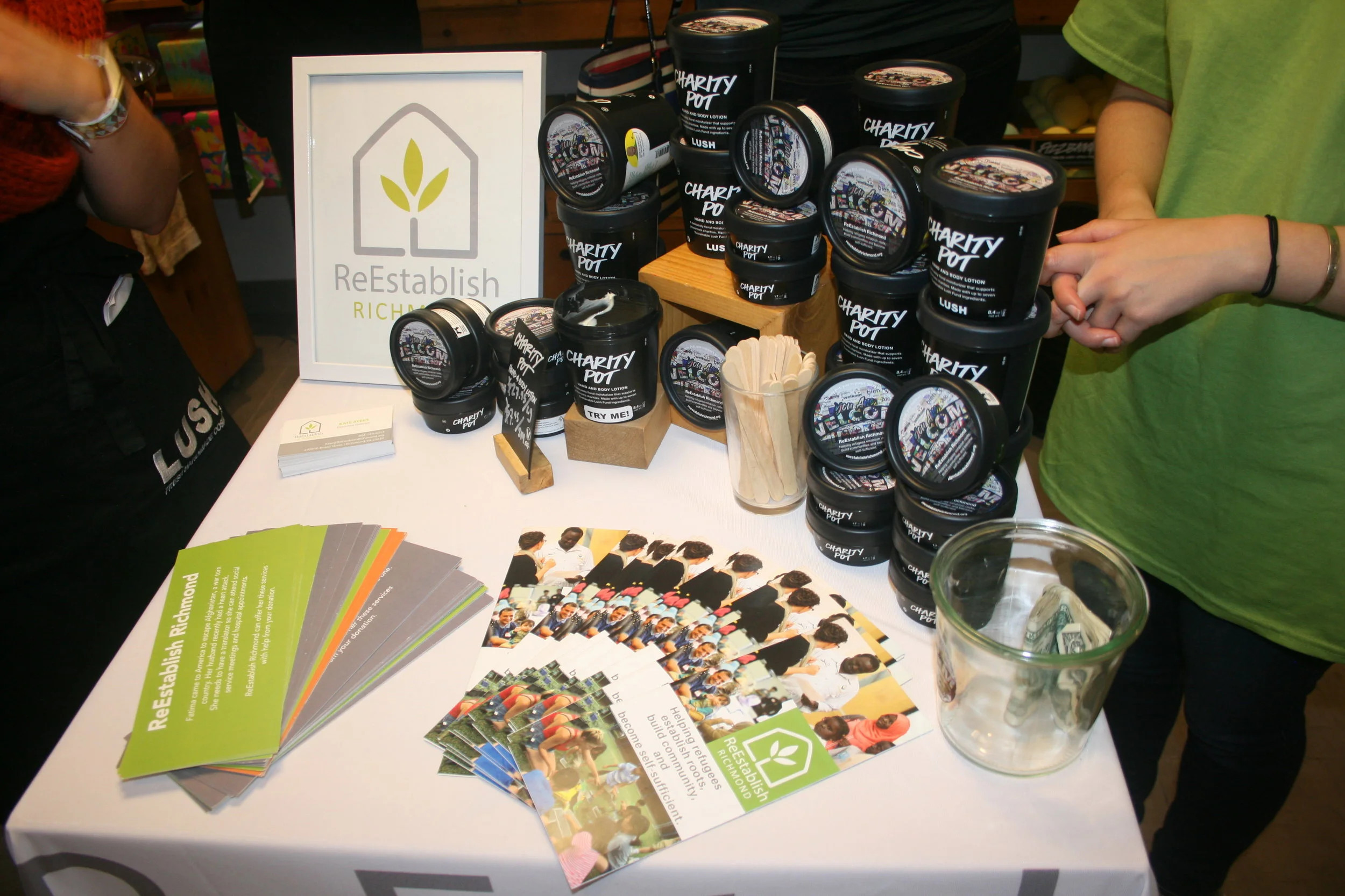 ReEstablish and Lush working together