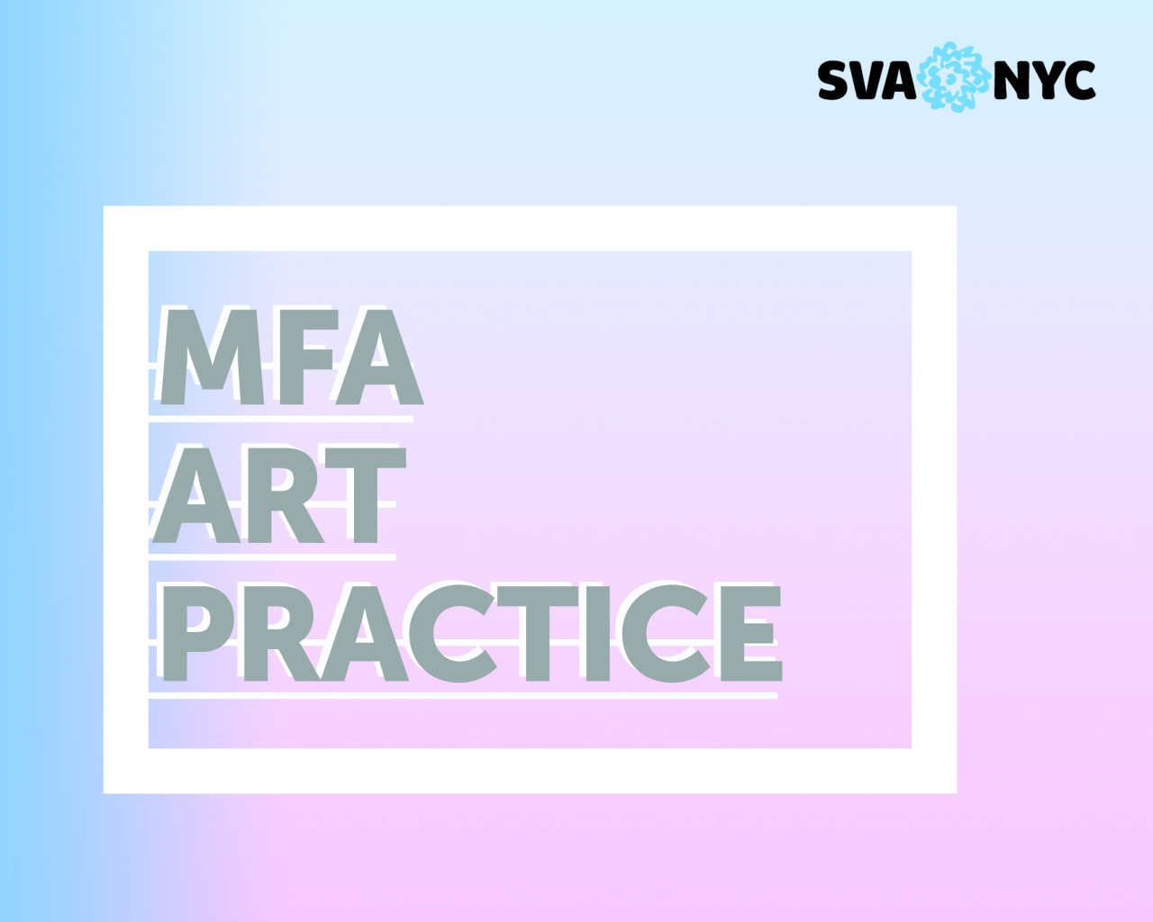 MFA Art Practice will be hosting an online information session tonight, November 17th, at 6:30pm EST! Follow the link to the session to hear all about our program, goals, and facilities from our Chair David Ross , Director of Operations and Faculty Member Jacquelyn Strycker , Faculty Member Robin Winters , and current participant Sarah Grass . See you there!