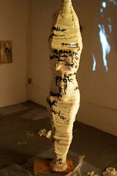 Thesis Events for Rosanna Scimeca (MFA AP14) this week. Find information about all of the AP Thesis Events here .
artpractice2014thesis :
Rosanna Scimeca Elemental Exposure July 7 - 15: Open all day Saturday; weekday by appointment Reception: Wednesday, July 9 7:00PM - 10:00PM Elemental Exchange: an interactive event curated by Rosanna Scimeca and Alana Aviel Saturday, July 12 7:00PM - 11:00PM Grace Exhibition Space 840 Broadway, Fl2 BROOKLYN