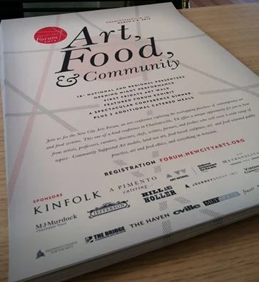 Jacquelyn Strycker (AP Staff) will be presenting at the New City Arts Forum on the intersection of Art, Food and Community tomorrow.