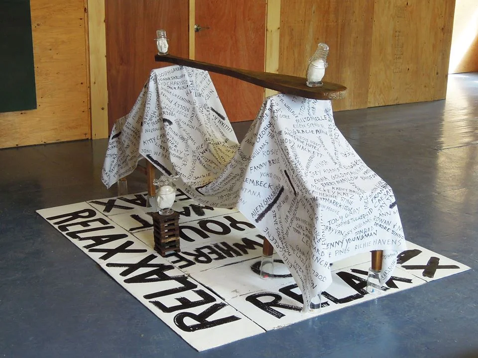 A new work by Robin Winters (AP Faculty), included in the “Ghosts of the Catskills” exhibition organized by Elizabeth Ennis and Andrea Brown of The Outsider’s Studio Collective
The show is on view at the Catskill Art Society Arts Center through October 6th