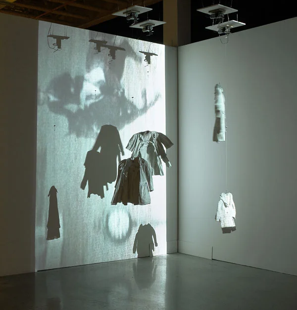 Carolee Schneemann (AP Mentor), “SNAFU,” 2004. Motorized sculpture with projection. Courtesy of the artist.
Thyrza Goodeve (AP Faculty member) interviews Carolee Schneemann and Heide Hatry for the Brooklyn Rail .
