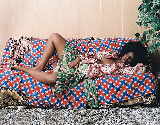 Art Practice faculty member Mickalene Thomas will be showing Afro Goddess With Hands Between Legs (2006) in Configured , a group show at Benrimon Contemporary opening March 1.
