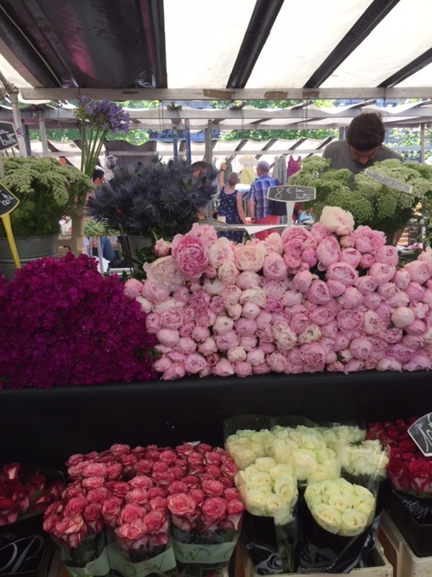 perfect peonies at the open air market