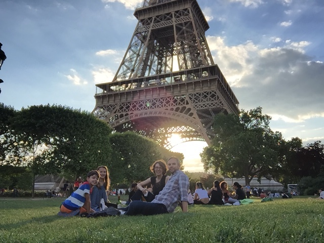 and of course the Eiffel tower at dusk