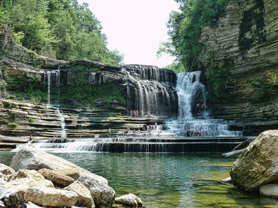 Shrug off your responsibilities and make a splash at Cummins Falls. The locals swear it's "Tennessee's best swimming hole". Unaltered by man, the gorge is a true natural beauty and holds TN's eight largest waterfall. (Photograph Via: Kelly Stewart)