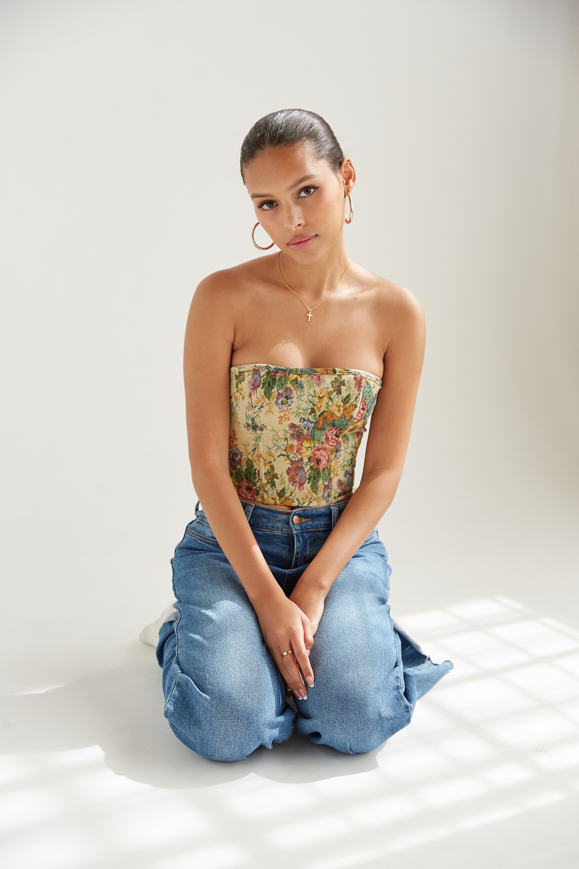 5 Ways to Style the Wilma Floral Tapestry Corset for Fall — Every