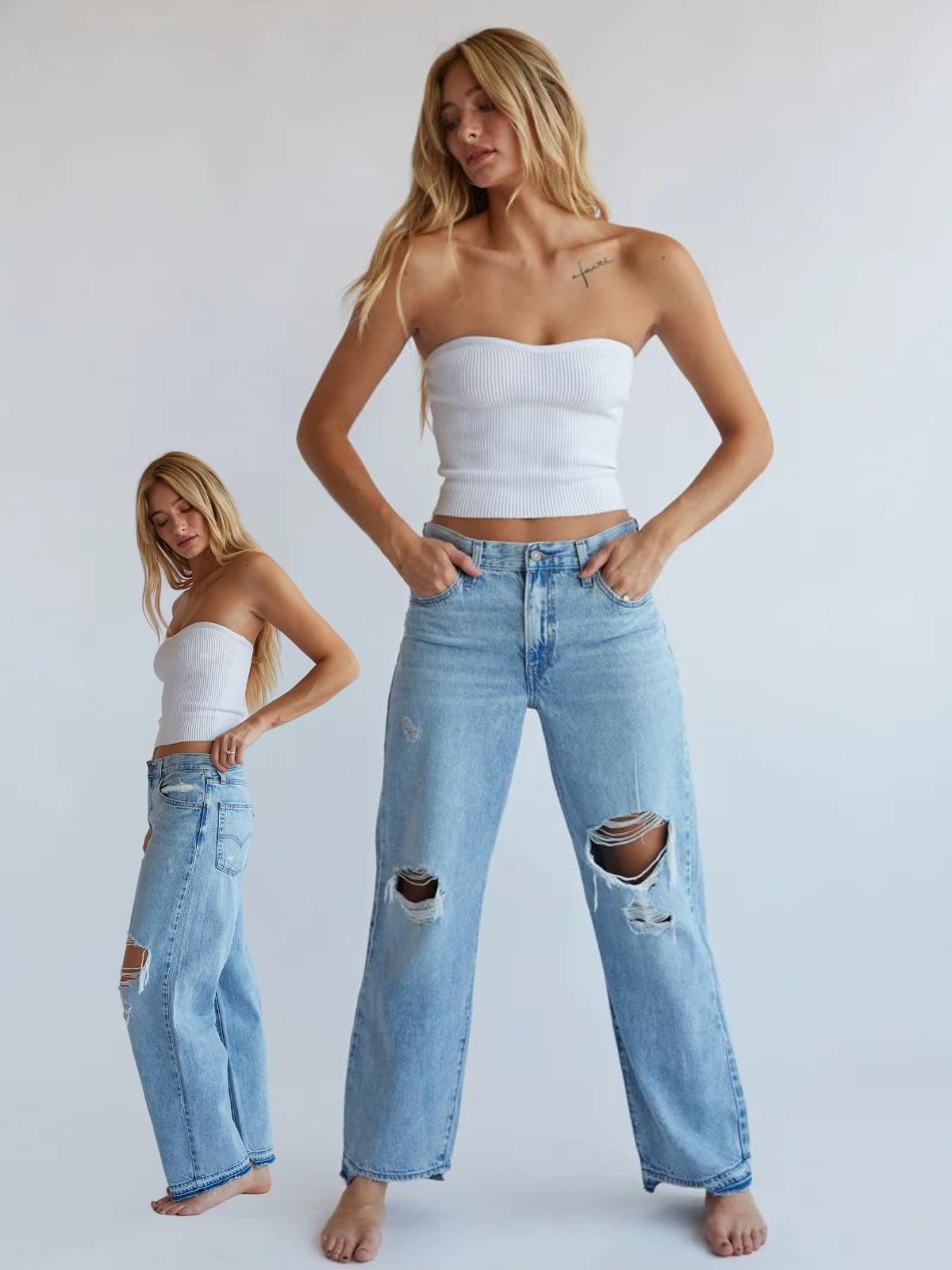 Levi's Baggy Dad Jeans in Bin Day