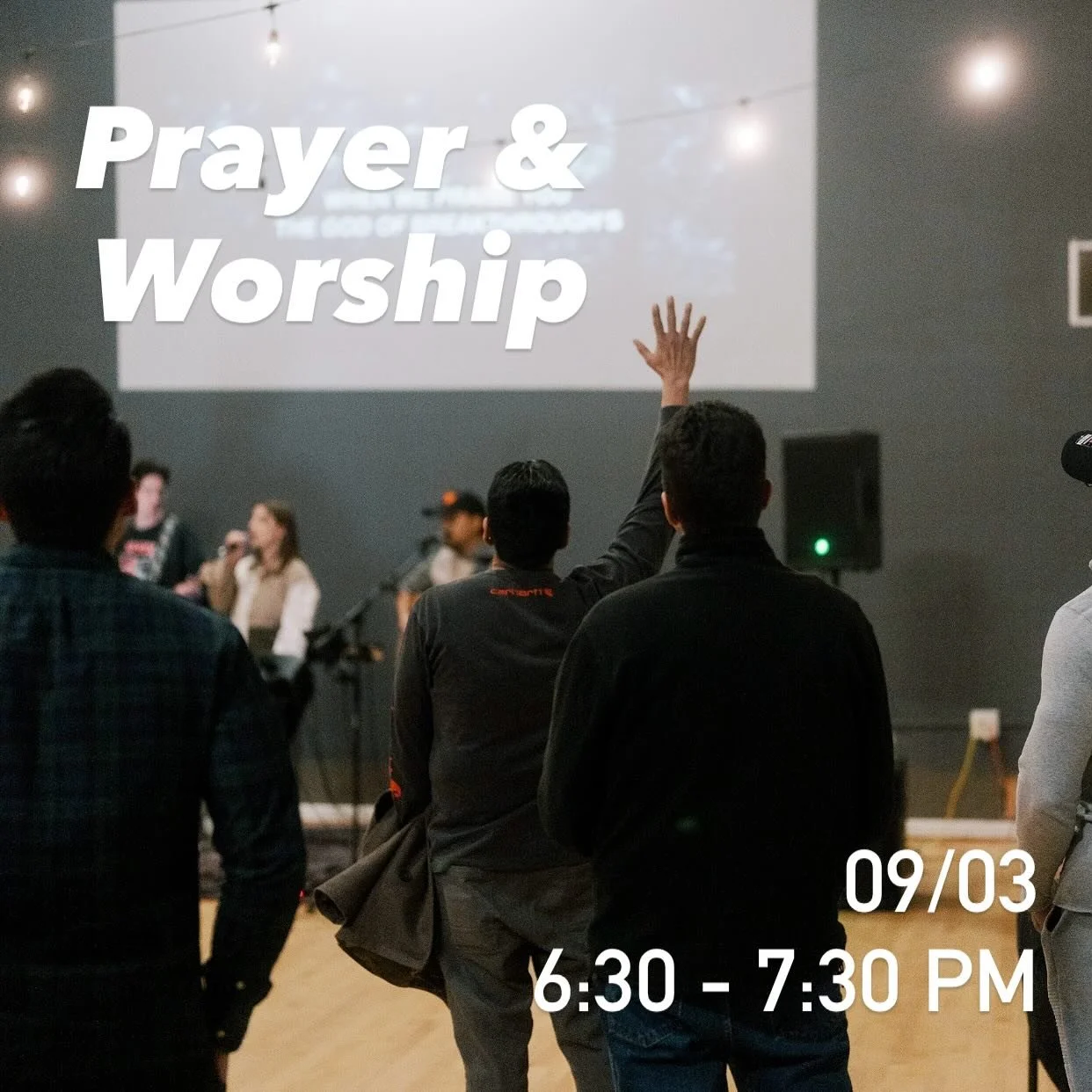 Join us tonight for Prayer &amp; Worship as we seek out great God together! We are full of expectation for His plans and purposes. See you there!

.
Doors open at 6 PM