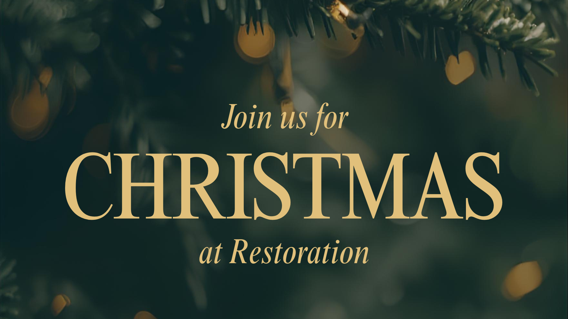 Christmas at Restoration