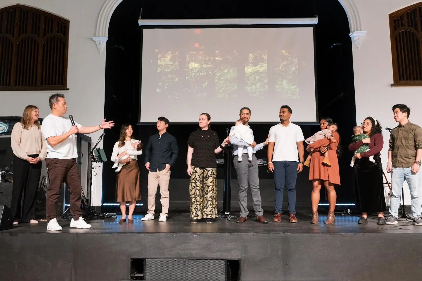 We had an amazing baby dedication this past Sunday standing alongside four sets of parents committing to raise four baby girls to follow Jesus as they follow Him!

.
Children are a heritage from the Lord,
 offspring a reward from him.
Like arrows in 