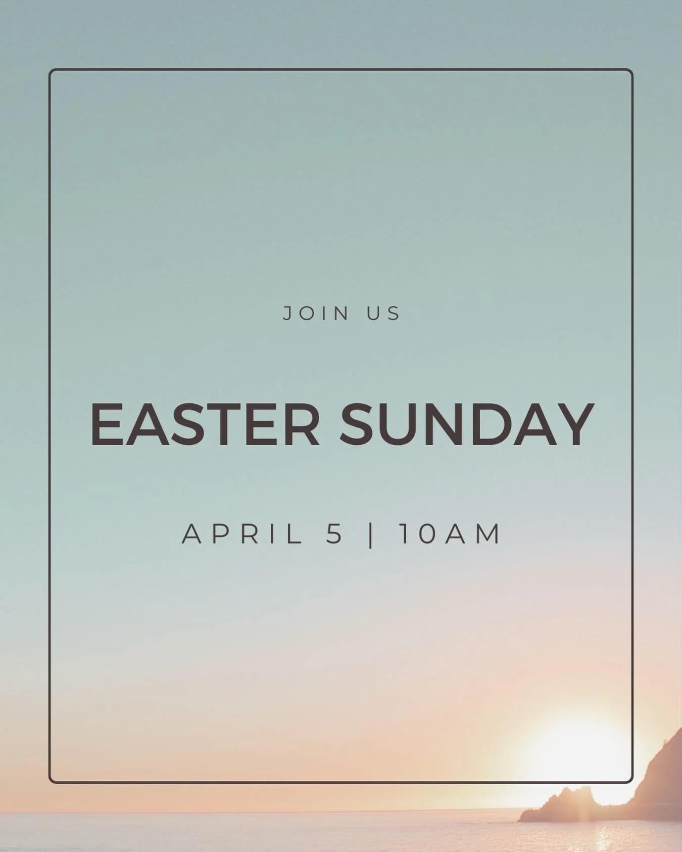 Invite your friends and family and come celebrate Jesus&rsquo; victory over death and sin with us tomorrow at 10 AM!

.
Coffee and light refreshments at 9 AM