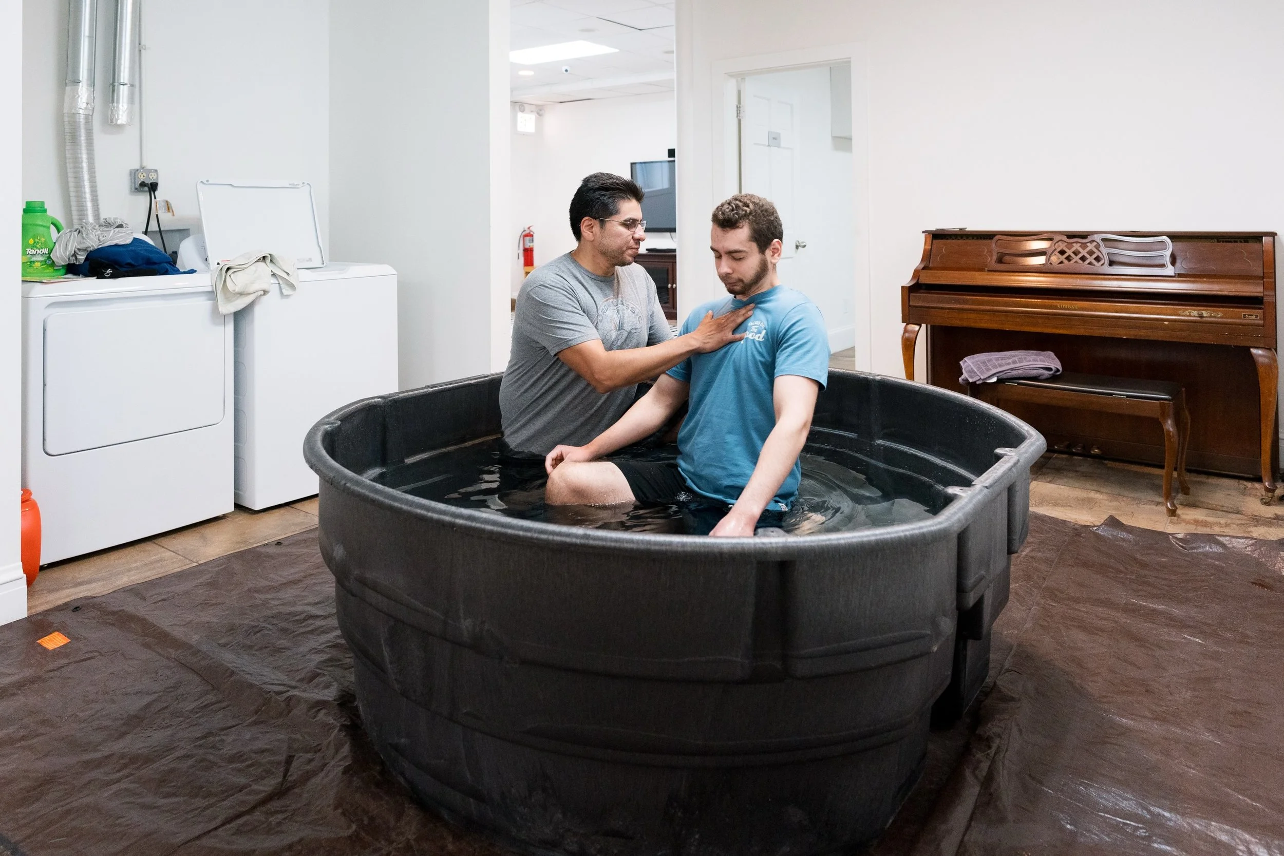Baptism Sunday is THIS Sunday after service! 

It is so powerful to witness lives being made new, and we get to celebrate it together. Join us this Sunday as we witness people take their next step of faith through baptism right after our meeting. 

I