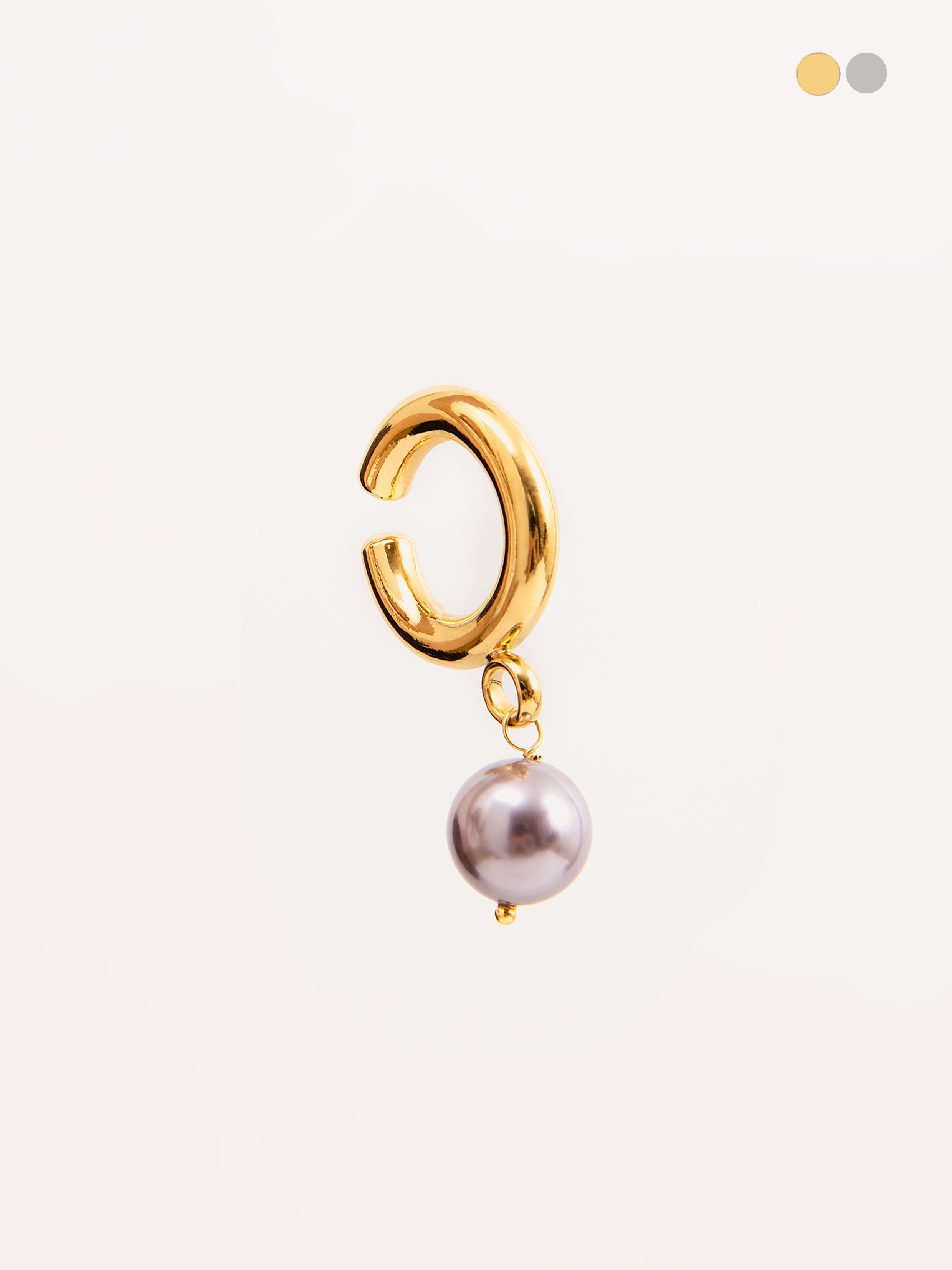 Strong Enough fake piercing L mauve