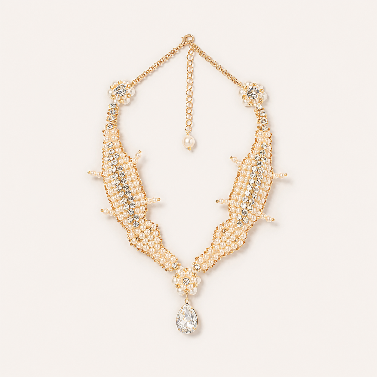 Destiny Croco necklace white
