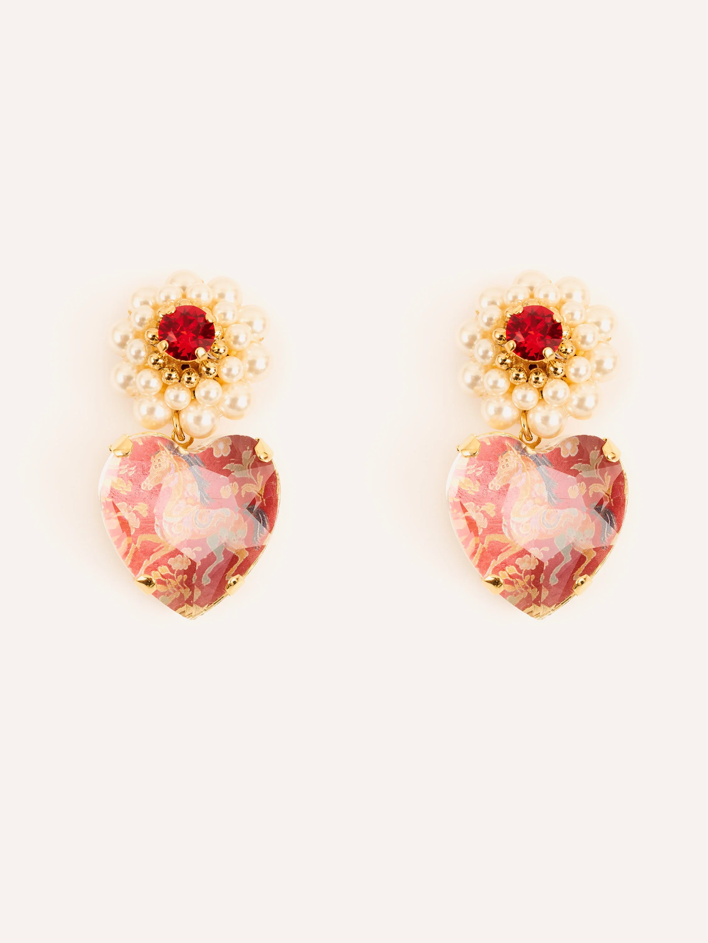 Pretty Fire Horse earrings