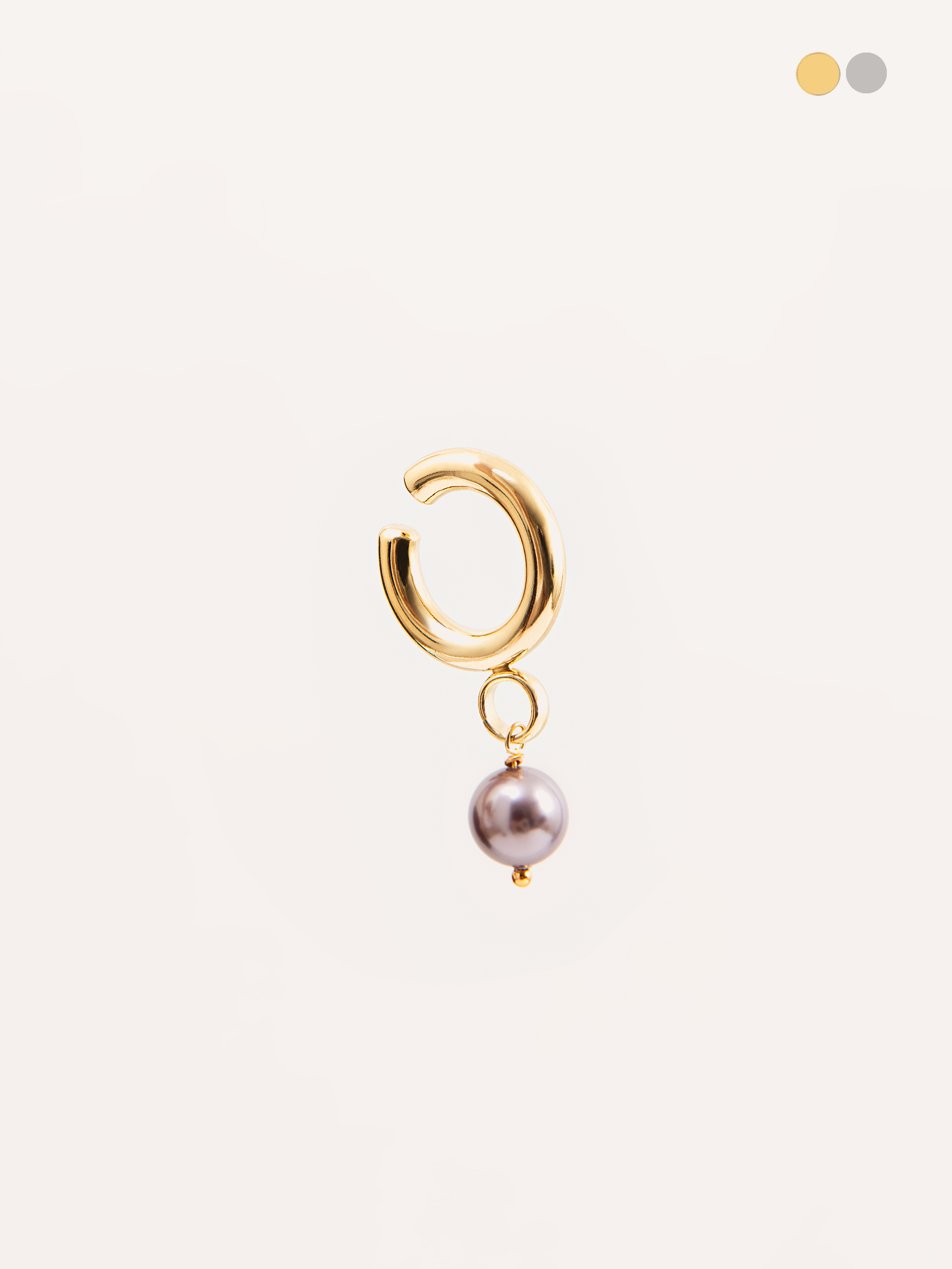 Strong Enough fake piercing M mauve