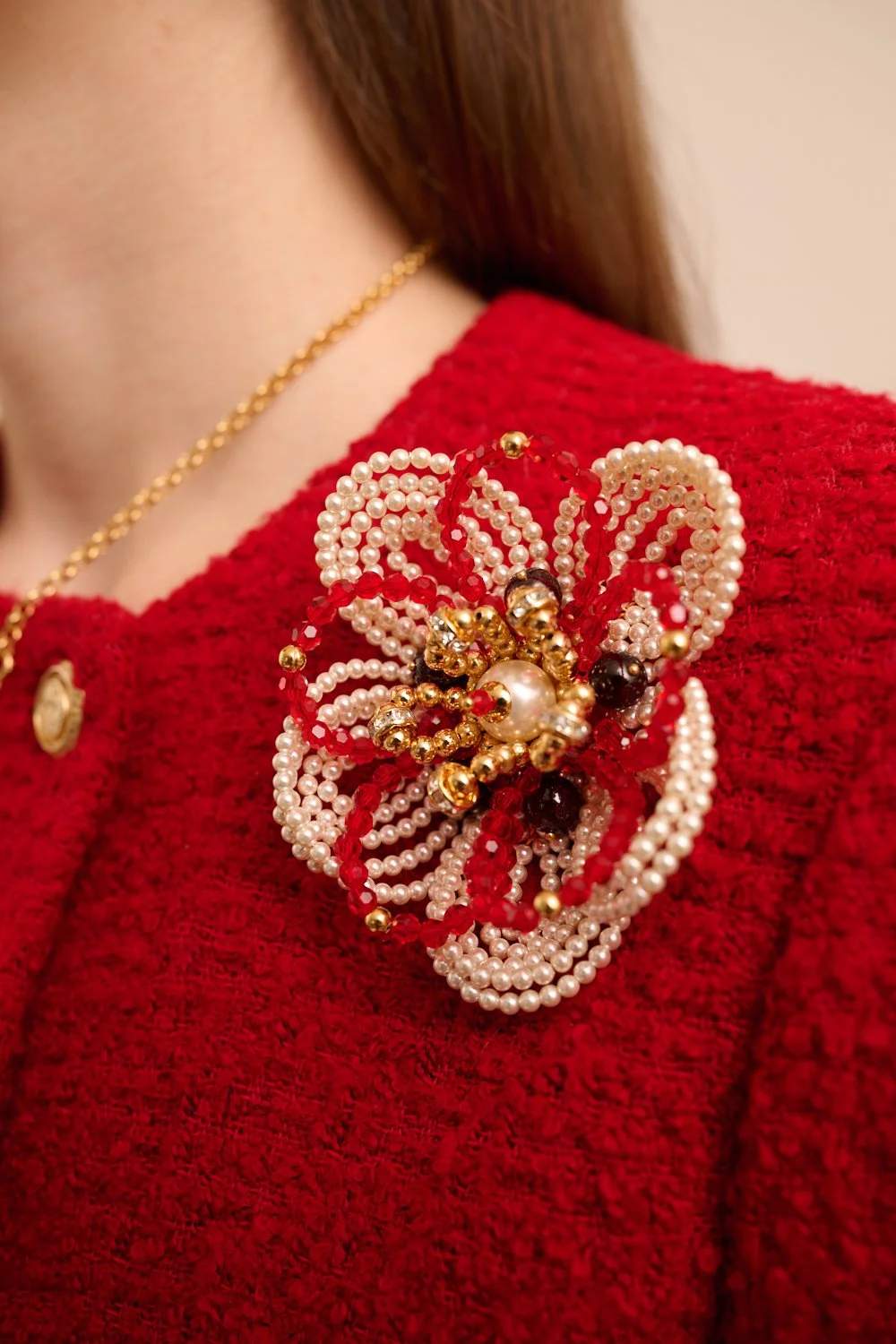 Giant Flamboyant brooch