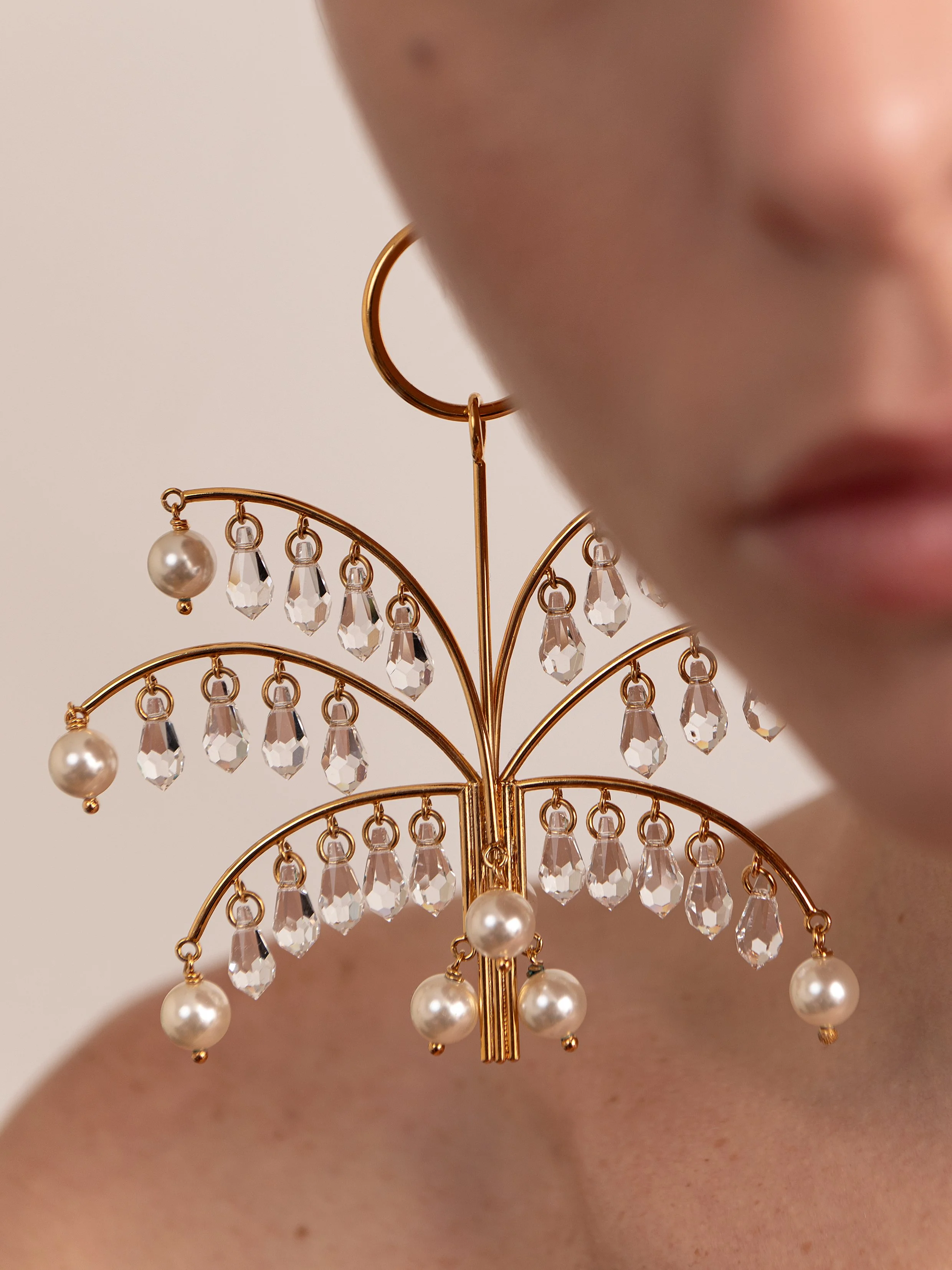 Palm Spring large earring