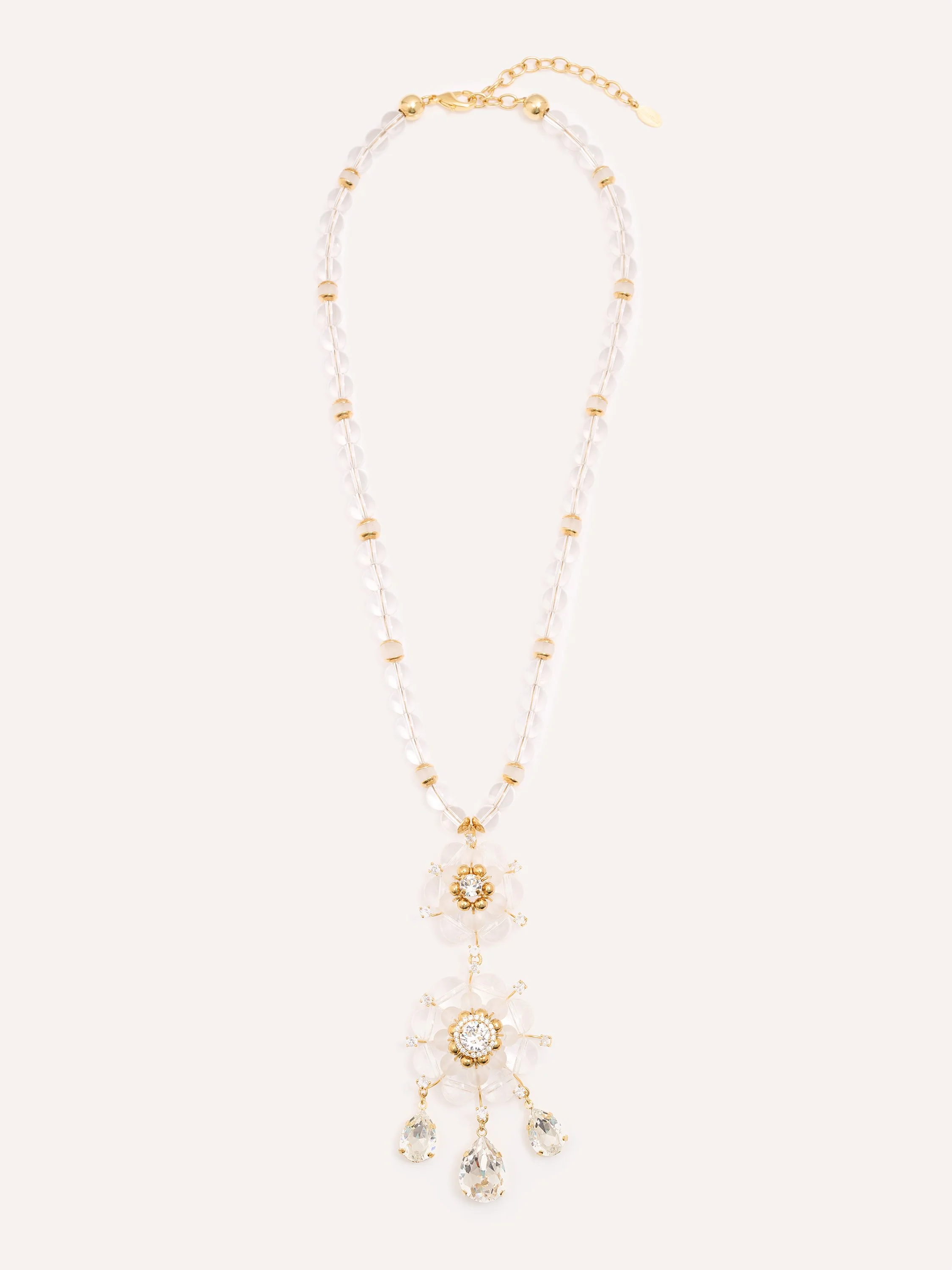 Clear Stone, Cravate necklace