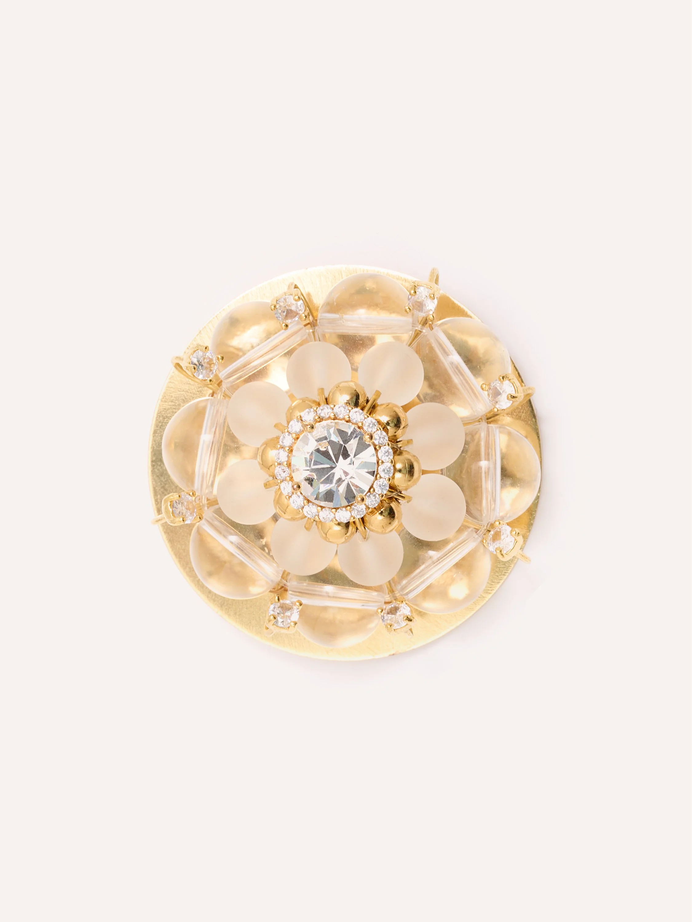 Clear Stone, Brooch