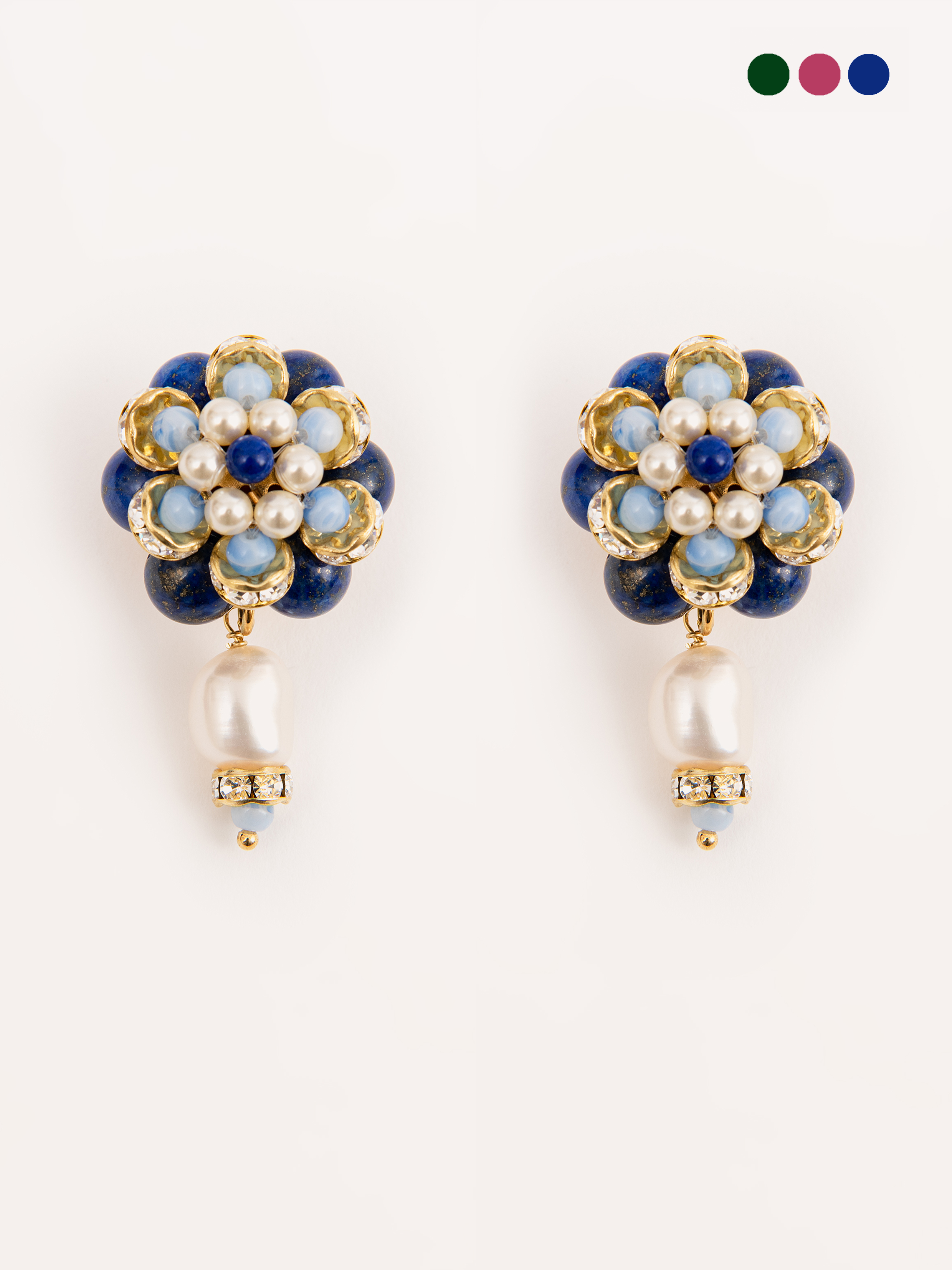 Garden Of Morvi flower earrings M