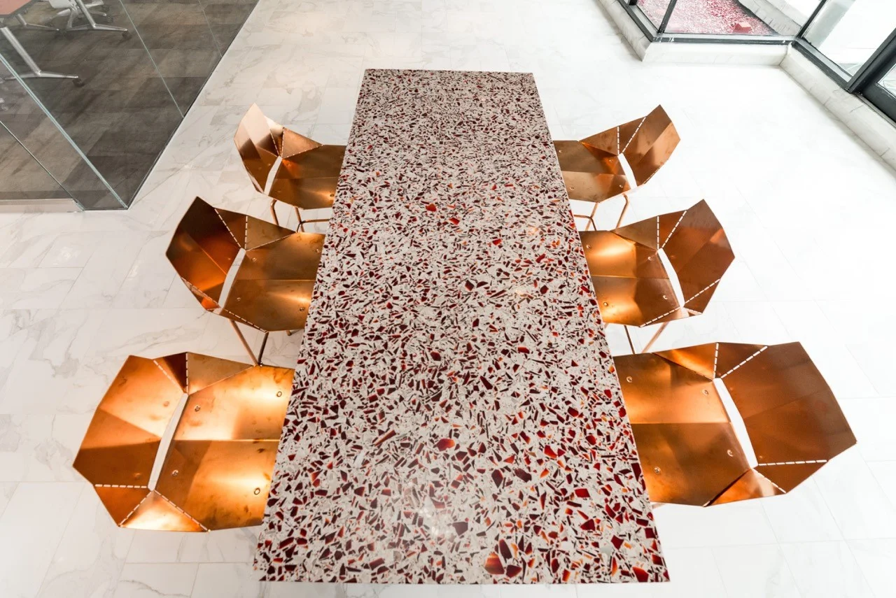 Ruby Red Table