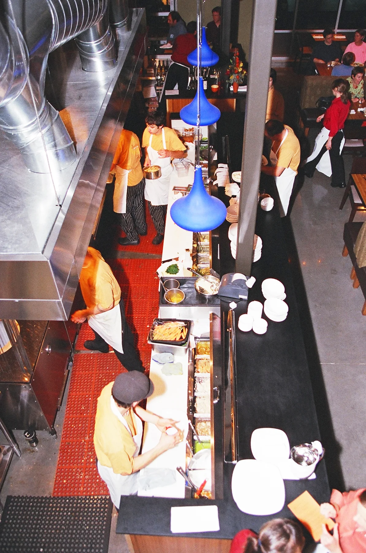 Slate Restaurant Serving Counter