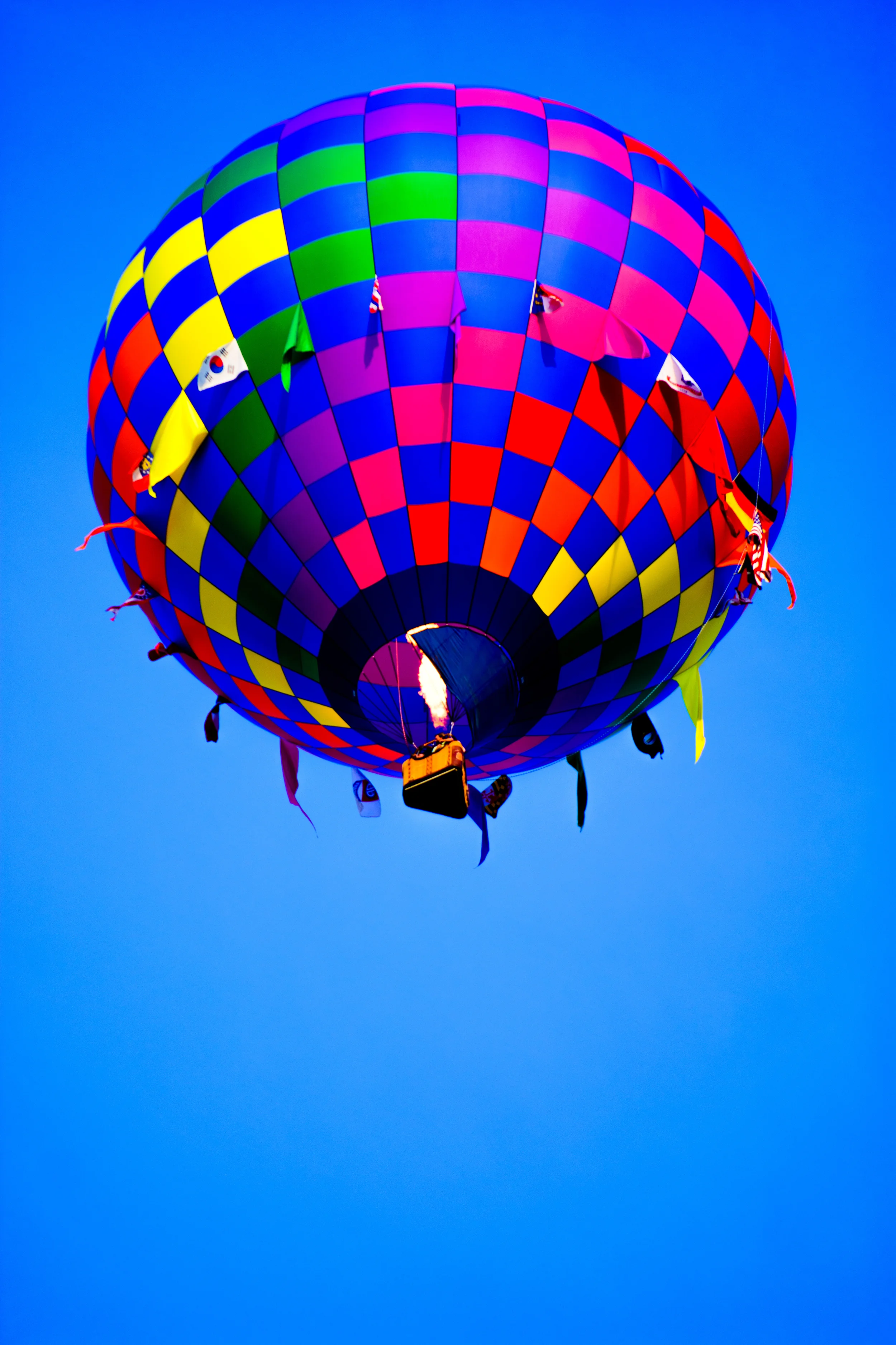 6/19: Hot air balloon on its journey wherever the wind blows