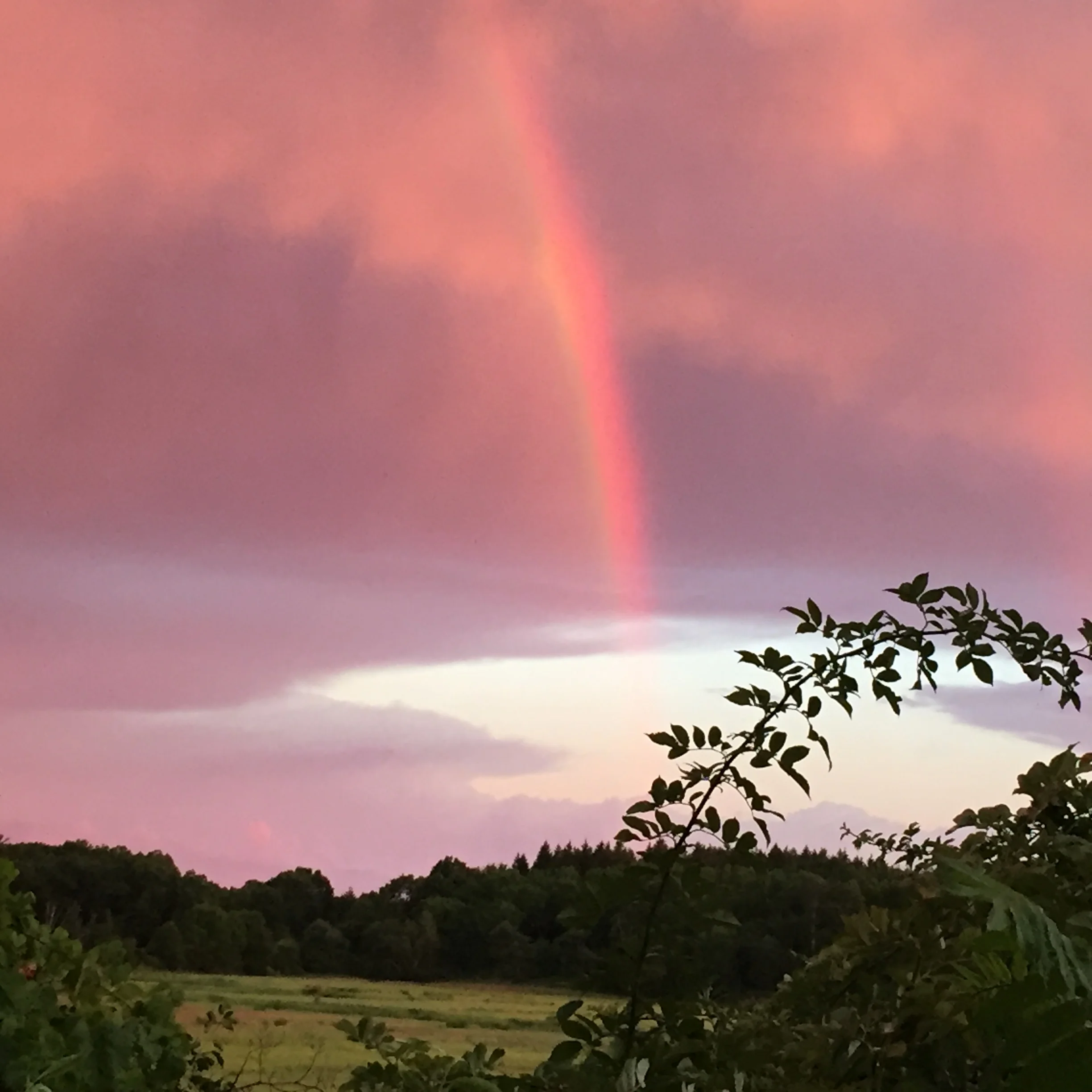 Click on this photo to hear Lyedie read a story about chasing this rainbow, and catching it!