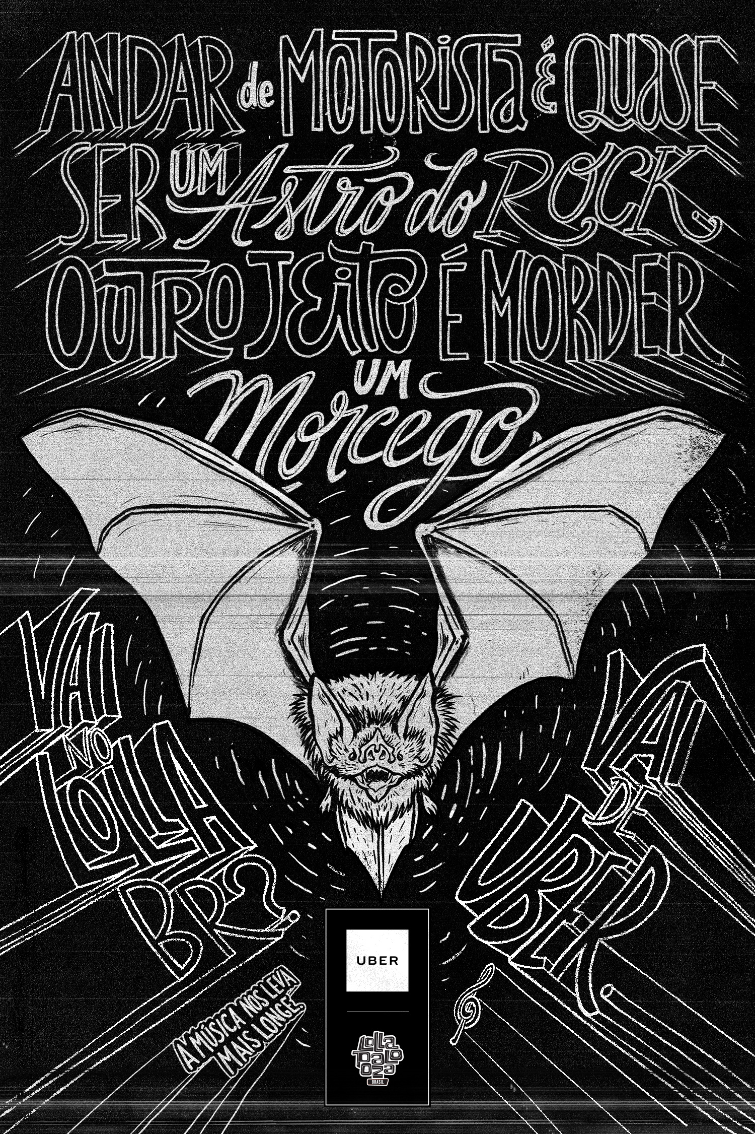   To ride with a chauffeur is almost like being a rock star. Biting a bat is another way to be it.  