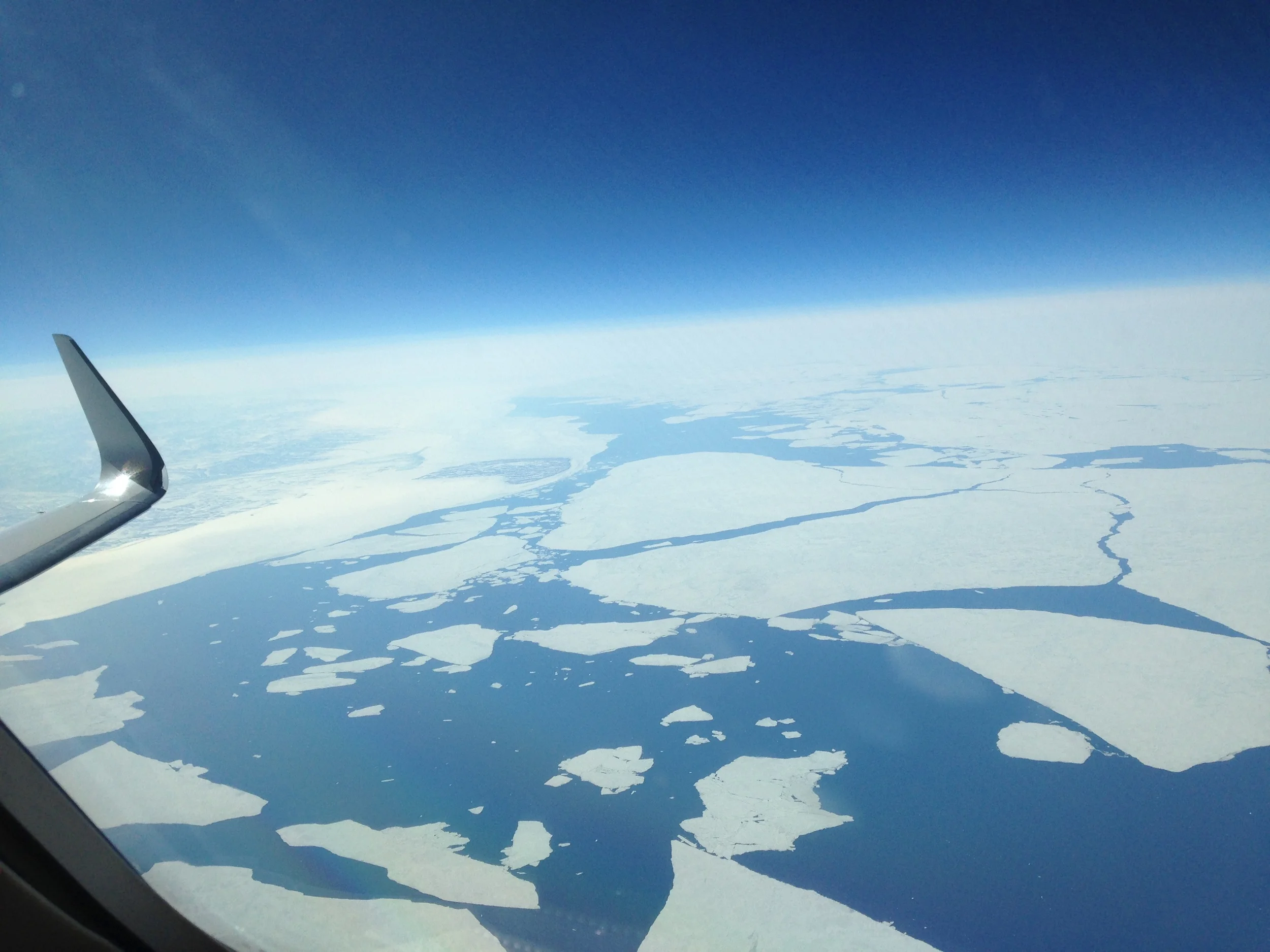 The Icy Sea at The North Pole