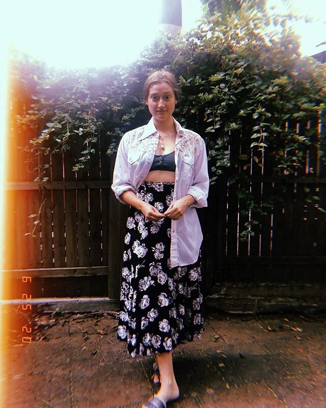 Fun summer skirts, tops and dresses heading to the online store today 🦋 &bull;
&bull;
&bull;
&bull;
#madeandmaker #shopsmall #shopsustainable #shopvintage #fishtown #phillystylist #shoplocal #queereye