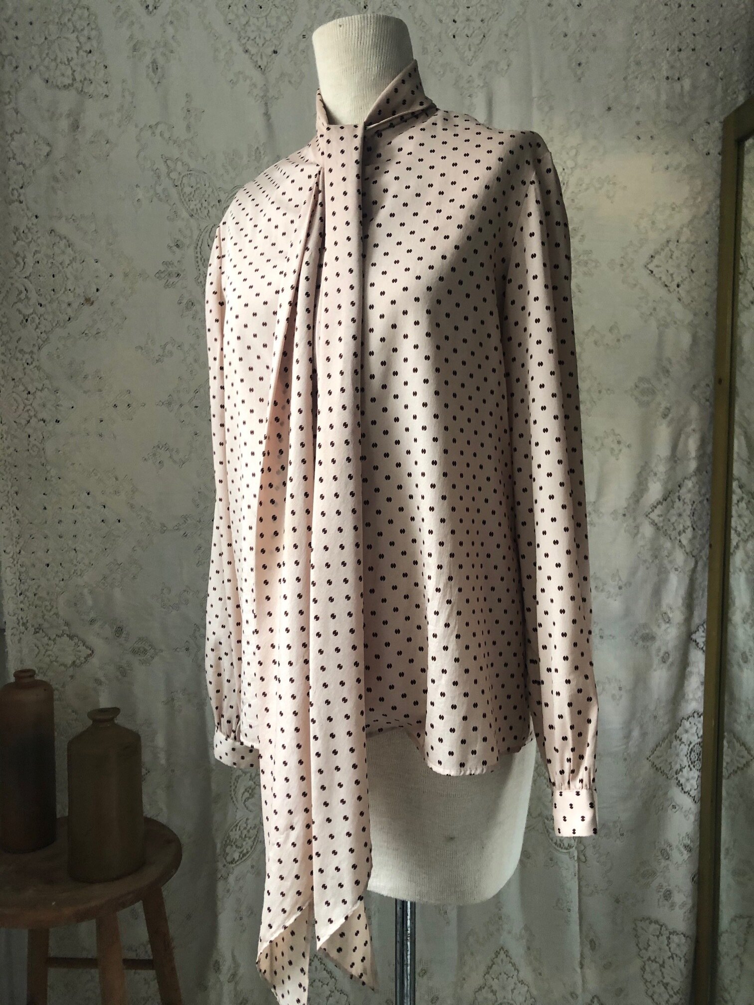 Vintage Halston Silk Blouse