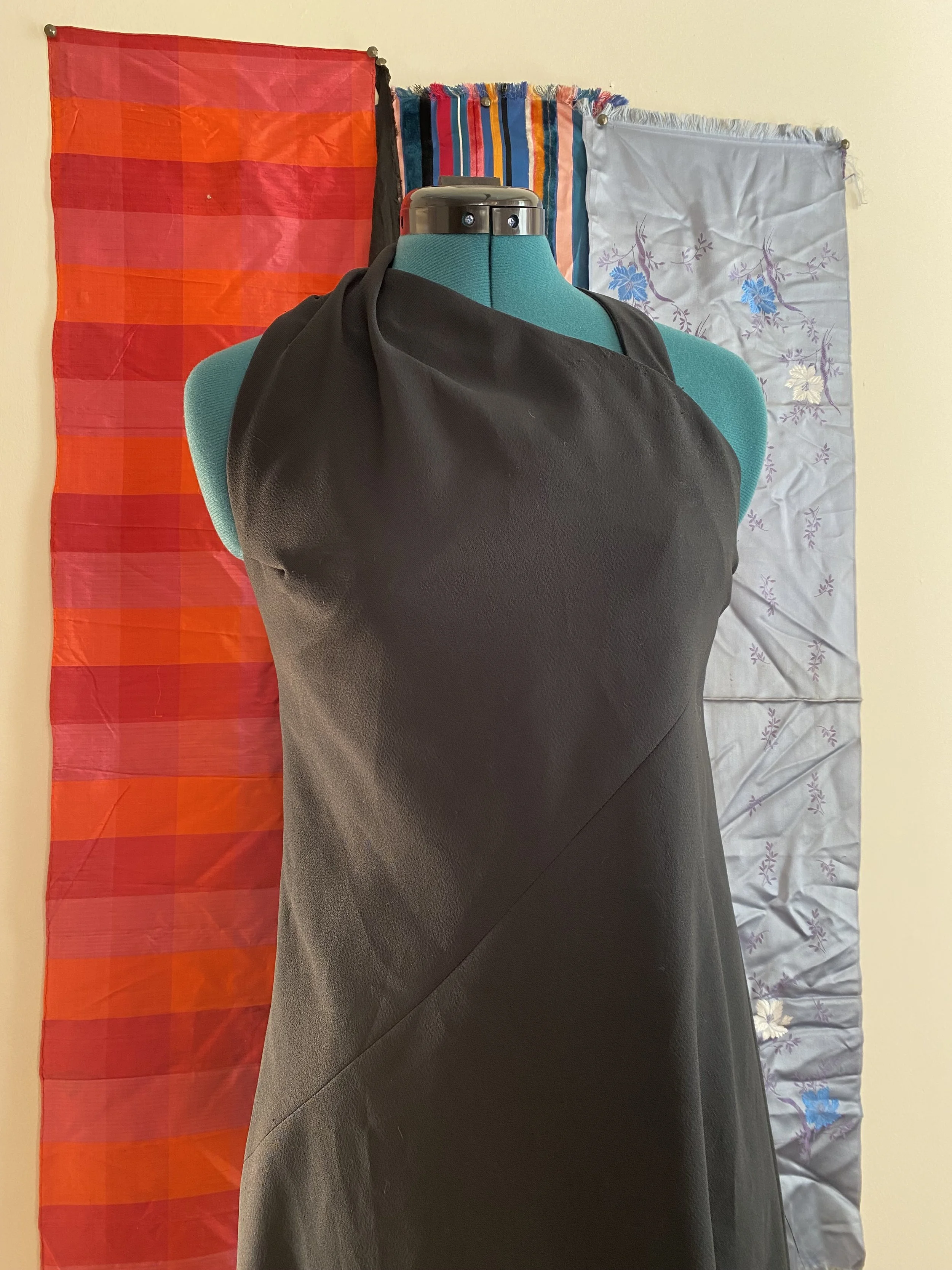 Asymetrical Halter Gown