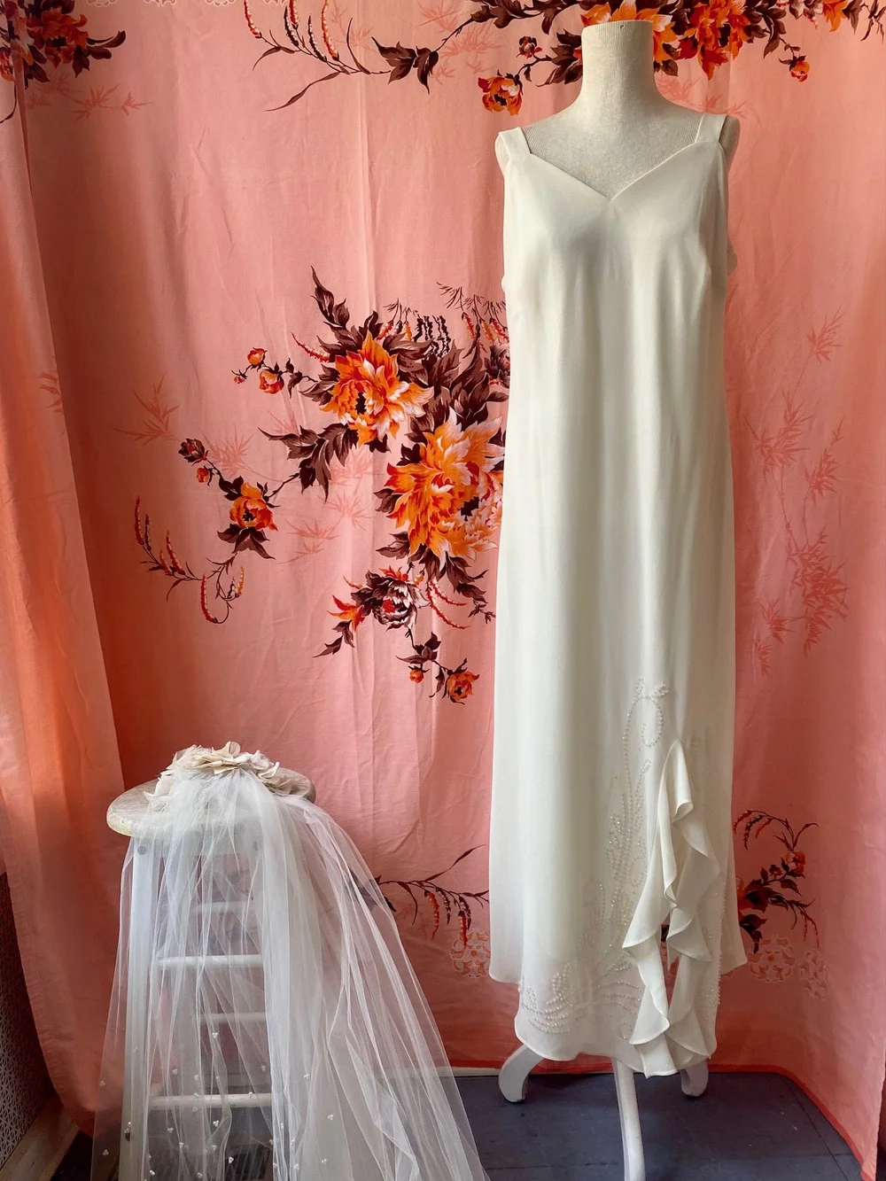 Vintage Plus Size Silk Slip Dress — Made and Maker